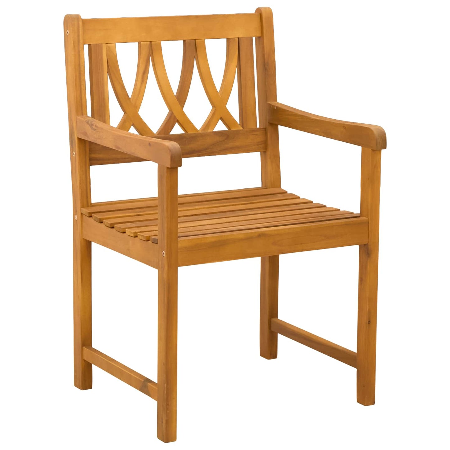 Tuinbank 8 pcs Naturel 56 x 55,5 x 90 cm Massief Acaciahout is nu te koop bij PeponiXL, paradijselijk wonen!