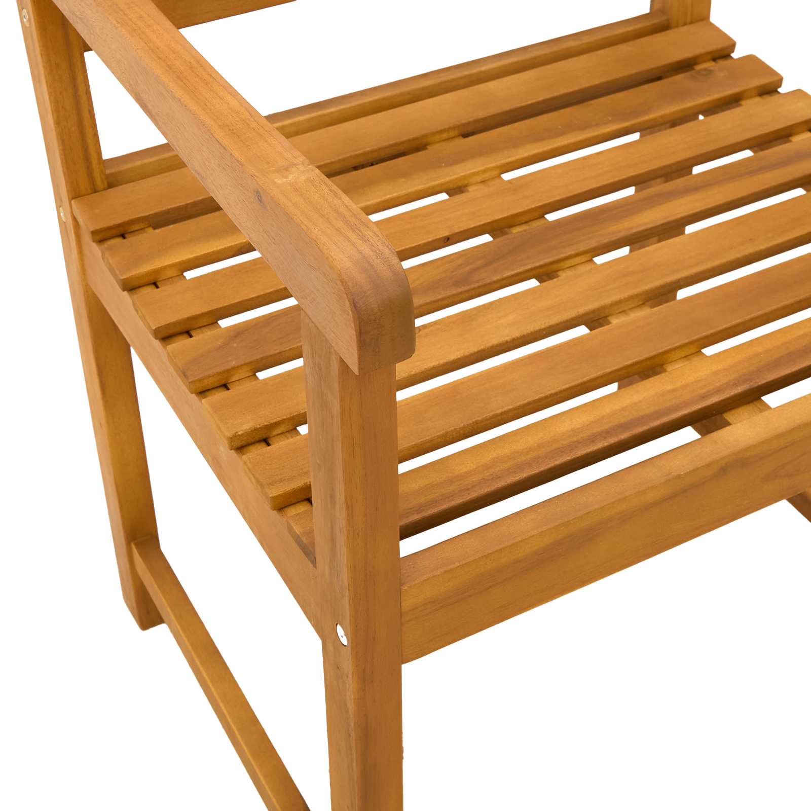 Tuinbank 6 pcs Naturel 56 x 55,5 x 90 cm Massief Acaciahout is nu te koop bij PeponiXL, paradijselijk wonen!