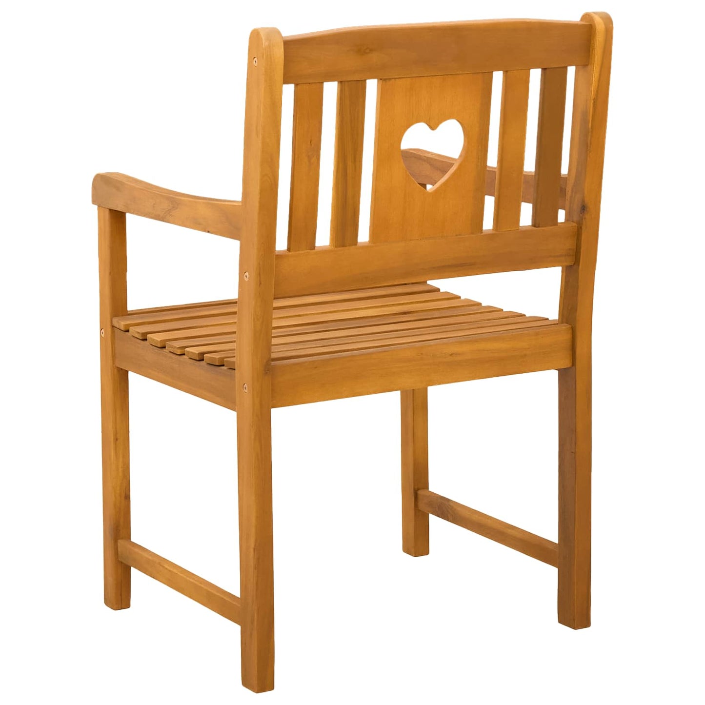 Tuinbank 8 pcs Naturel 56 x 55,5 x 90 cm Massief Acaciahout is nu te koop bij PeponiXL, paradijselijk wonen!