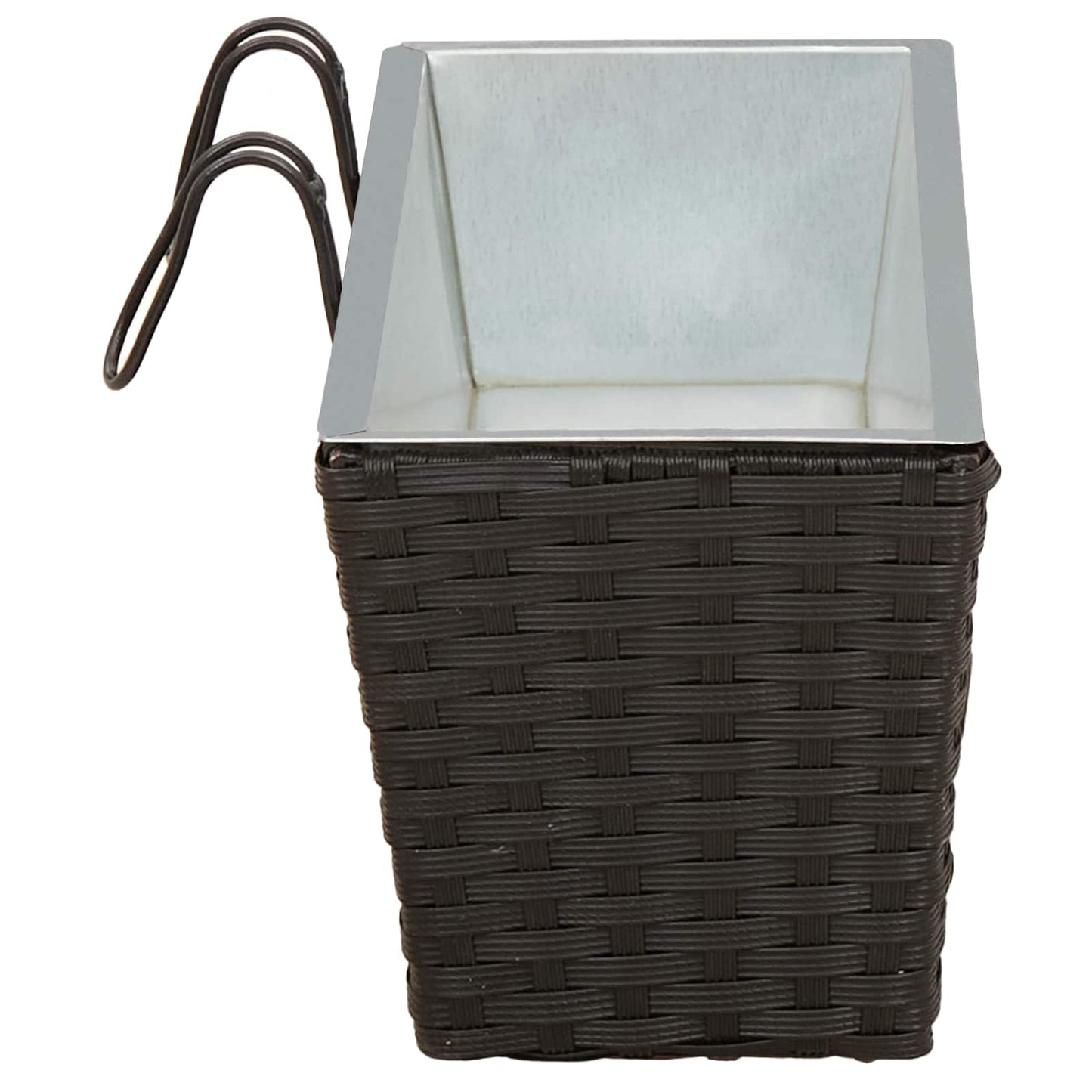 Reling 2 pcs Zwart 50 x 17 x 17 cm Metaal is nu te koop bij PeponiXL, paradijselijk wonen!