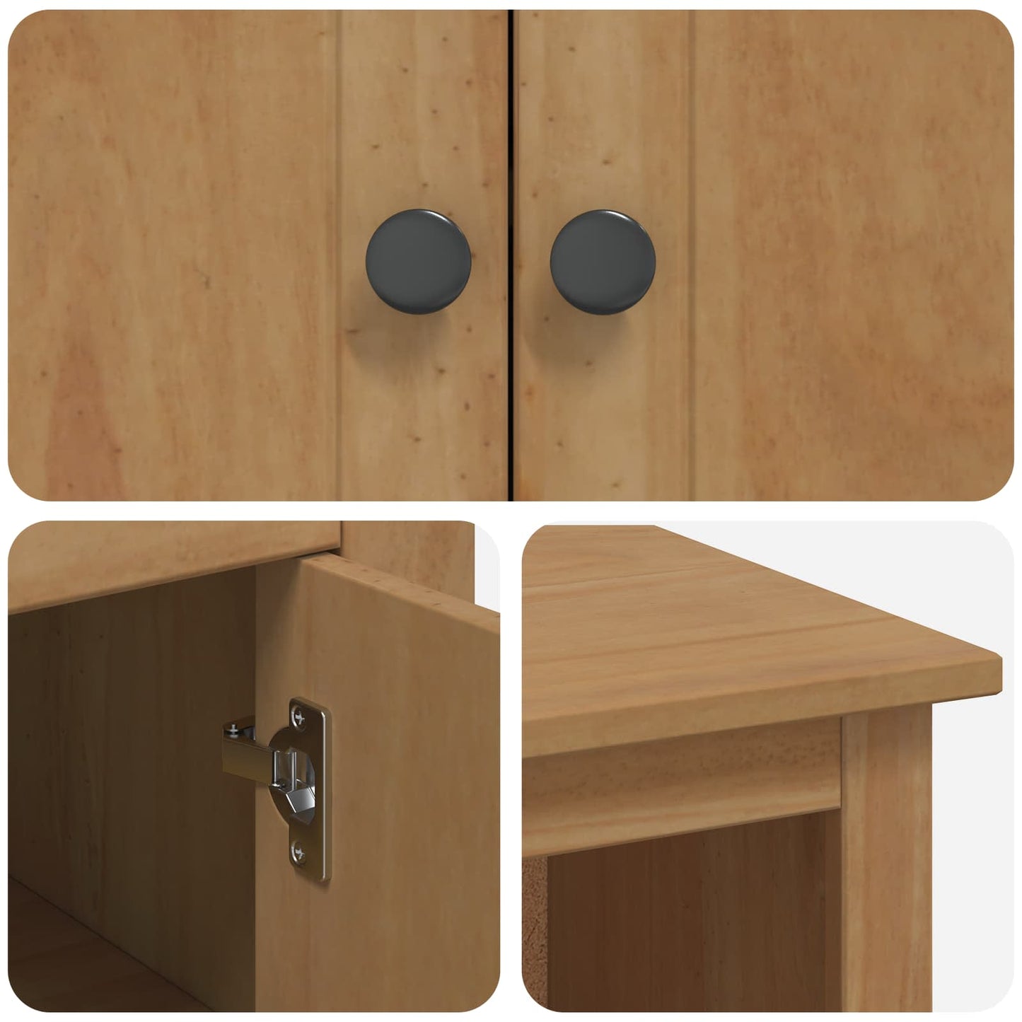 Magnetron Dressoir PANAMA Honing Wax 99.5 x 44 x 86.5 cm
