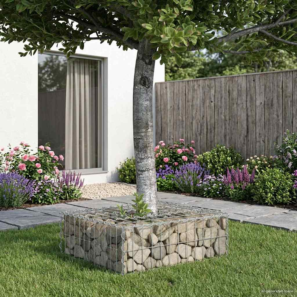 Gabion Verhoogd Bed Zilver is nu te koop bij PeponiXL, paradijselijk wonen!