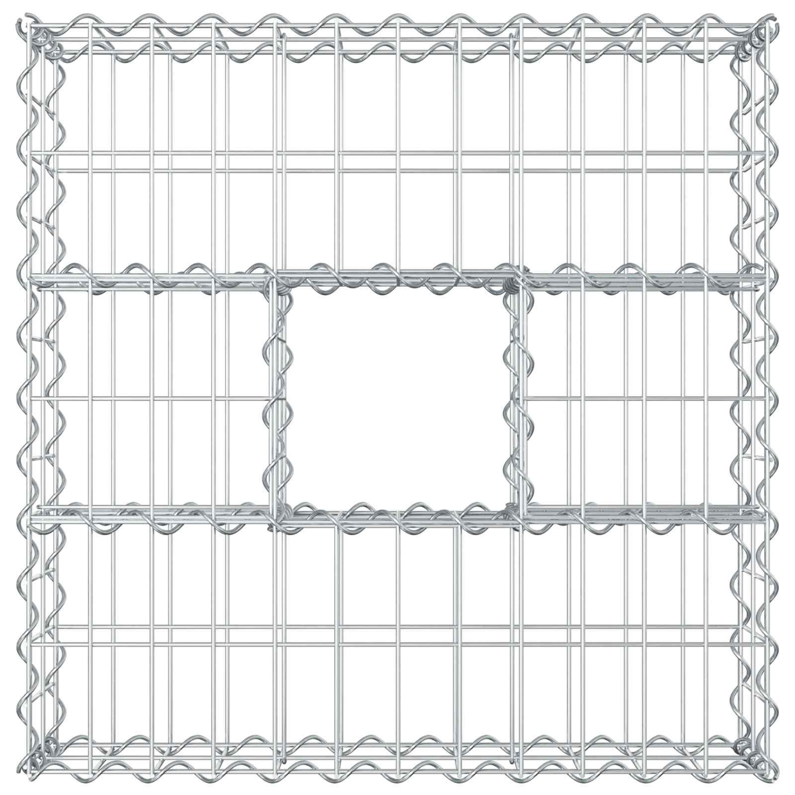 Gabion Verhoogd Bed Zilver is nu te koop bij PeponiXL, paradijselijk wonen!