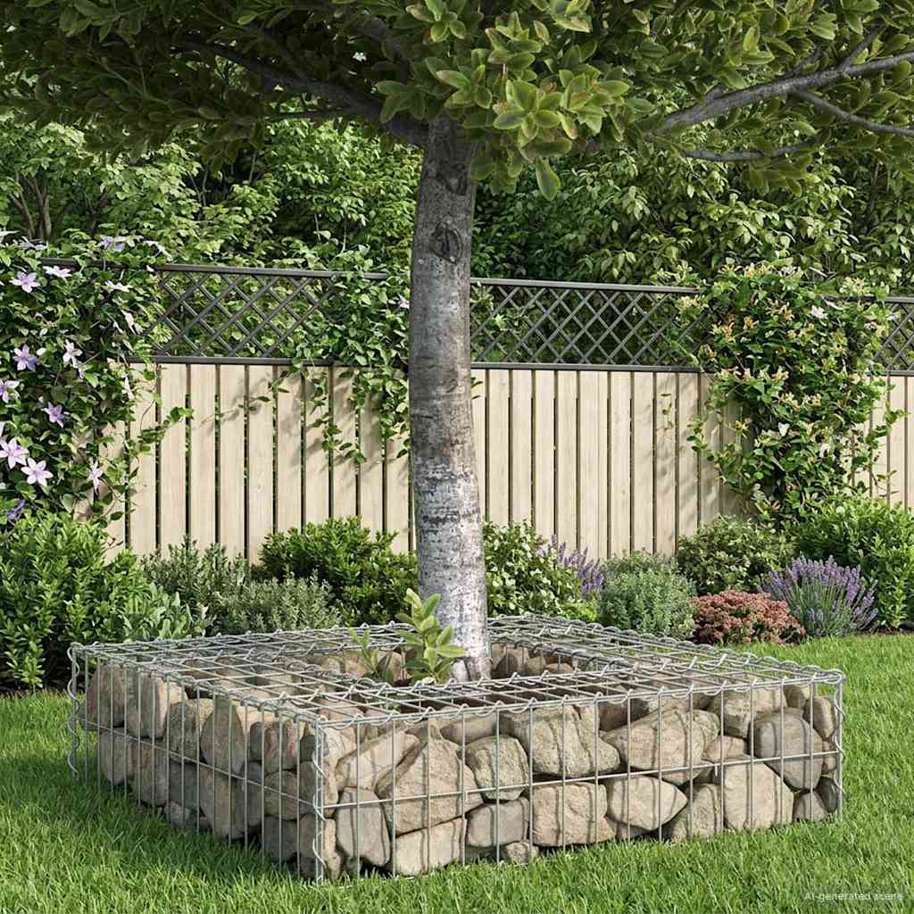 Gabion Verhoogd Bed Zilver is nu te koop bij PeponiXL, paradijselijk wonen!