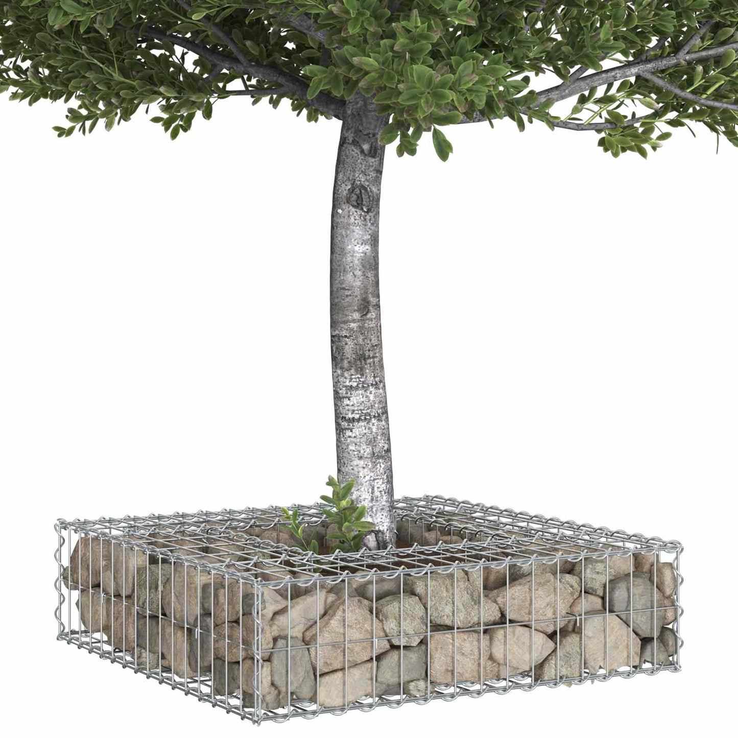 Gabion Verhoogd Bed Zilver is nu te koop bij PeponiXL, paradijselijk wonen!