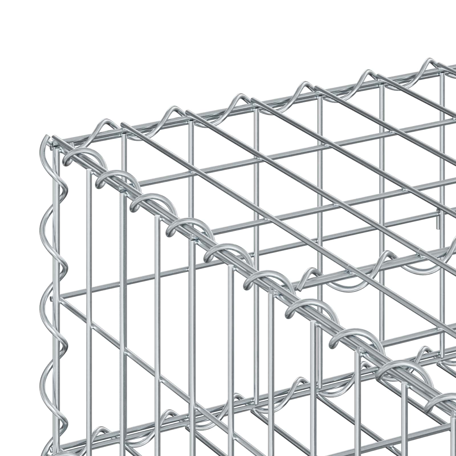 Gabion Verhoogd Bed Zilver is nu te koop bij PeponiXL, paradijselijk wonen!