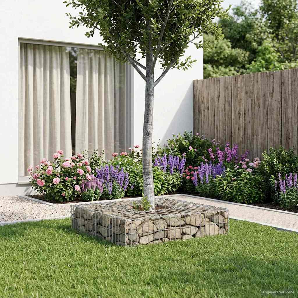Gabion Verhoogd Bed Zilver is nu te koop bij PeponiXL, paradijselijk wonen!