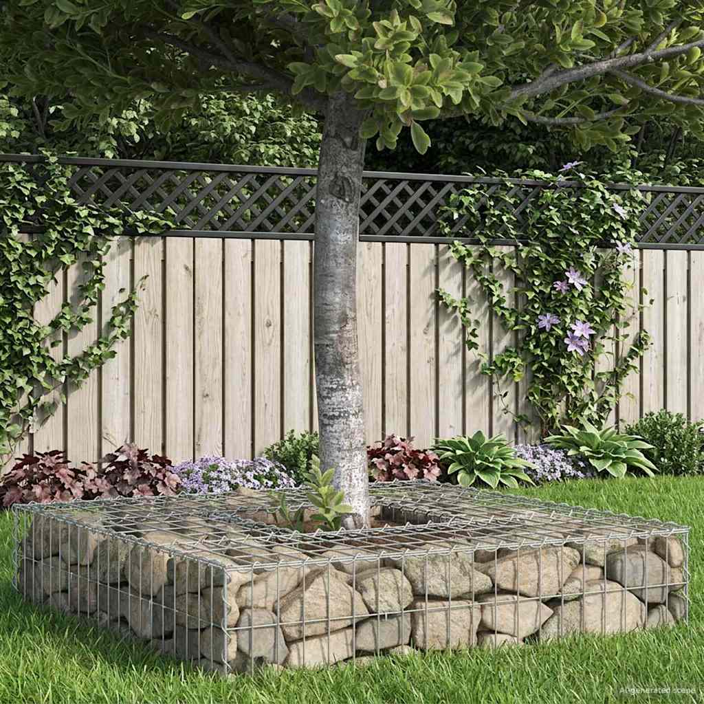 Gabion Verhoogd Bed Zilver is nu te koop bij PeponiXL, paradijselijk wonen!