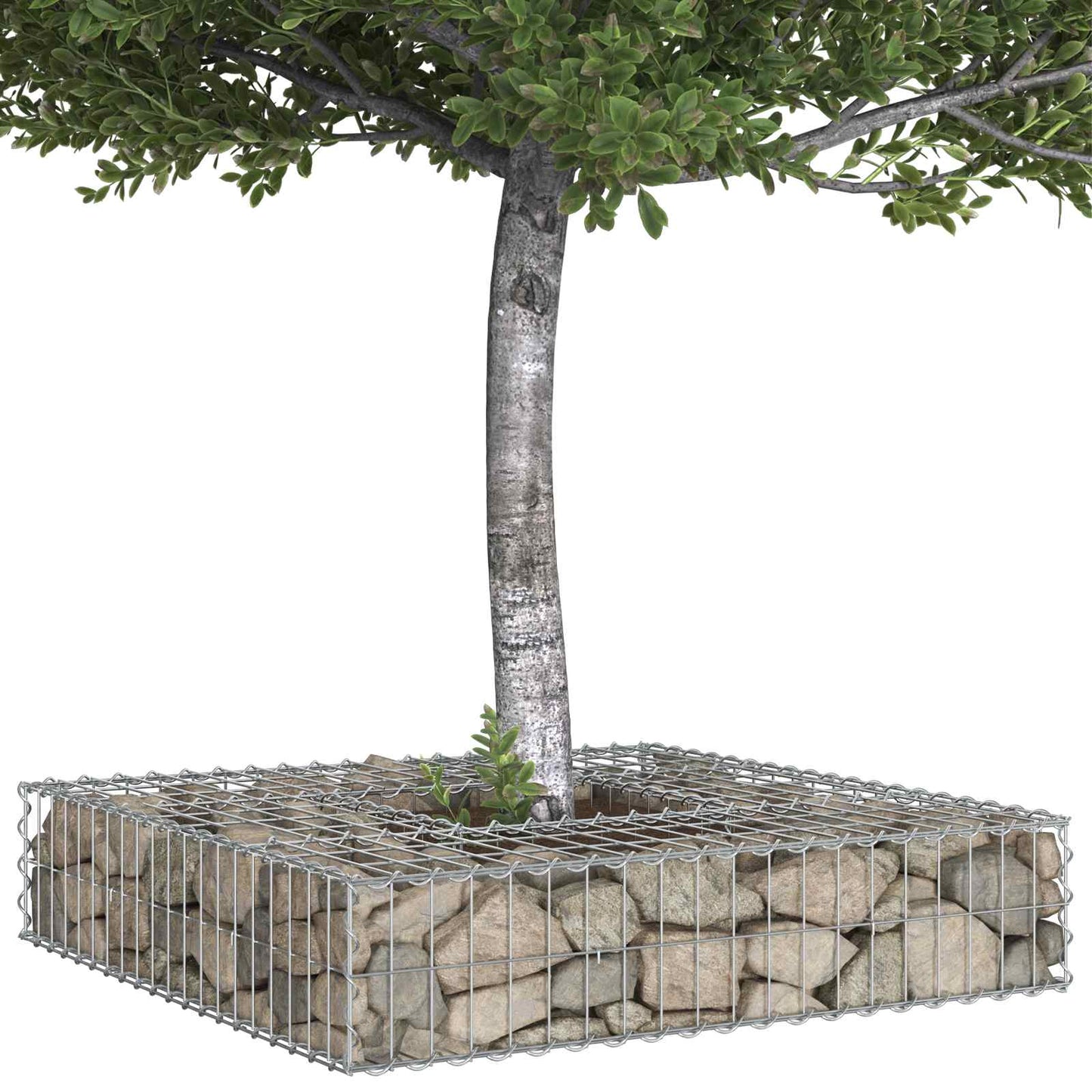 Gabion Verhoogd Bed Zilver is nu te koop bij PeponiXL, paradijselijk wonen!