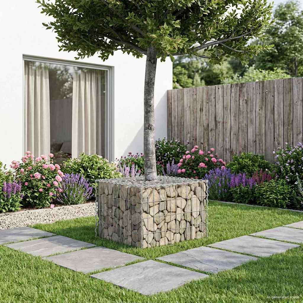 Gabion Verhoogd Bed Zilver is nu te koop bij PeponiXL, paradijselijk wonen!