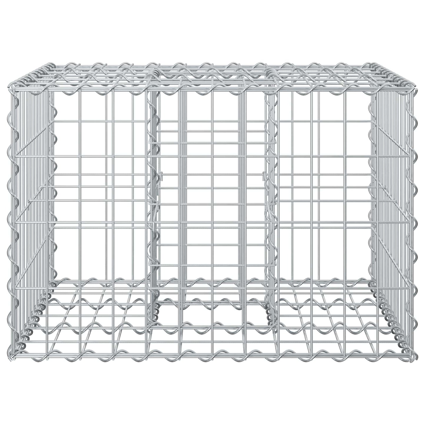 Gabion Verhoogd Bed Zilver is nu te koop bij PeponiXL, paradijselijk wonen!