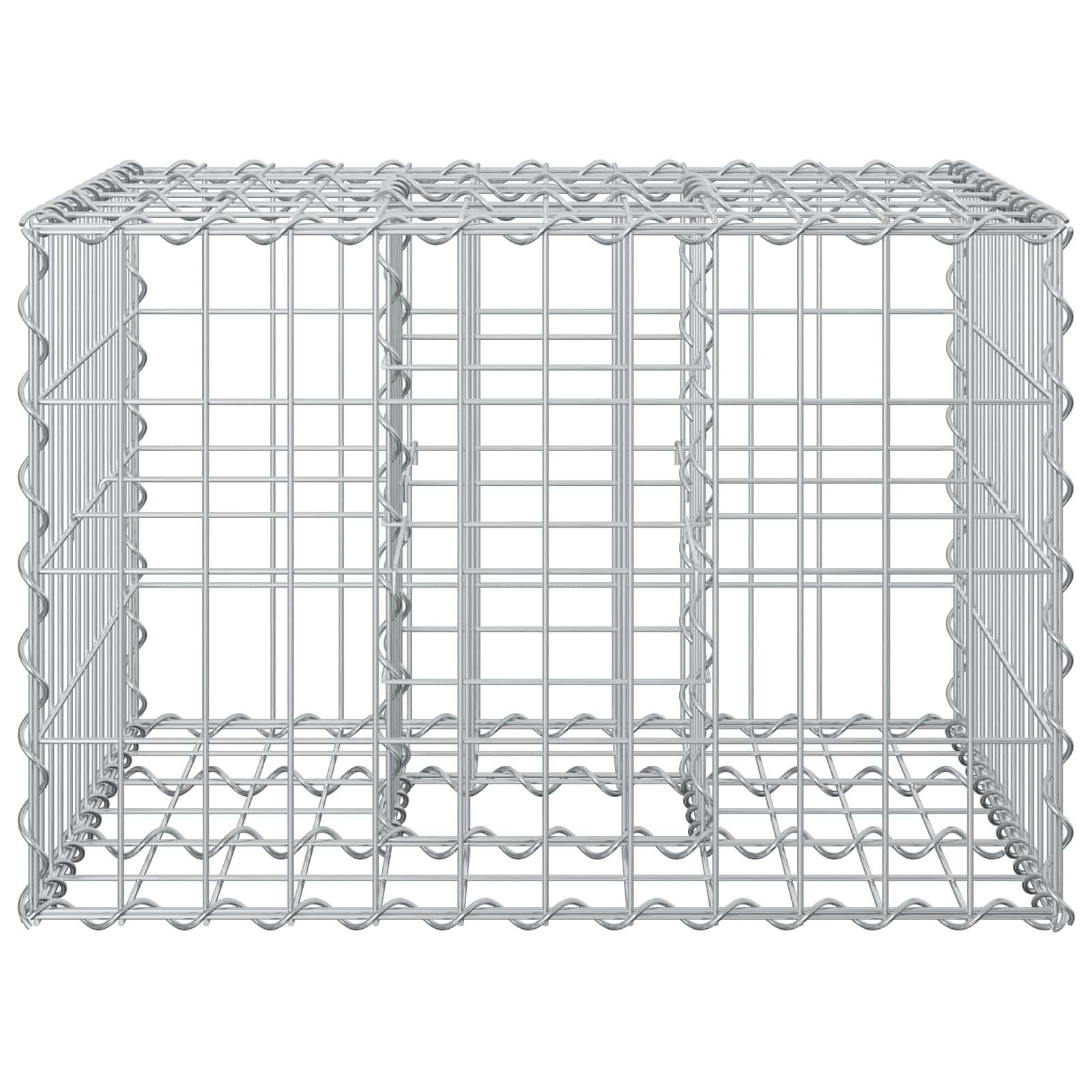 Gabion Verhoogd Bed Zilver is nu te koop bij PeponiXL, paradijselijk wonen!