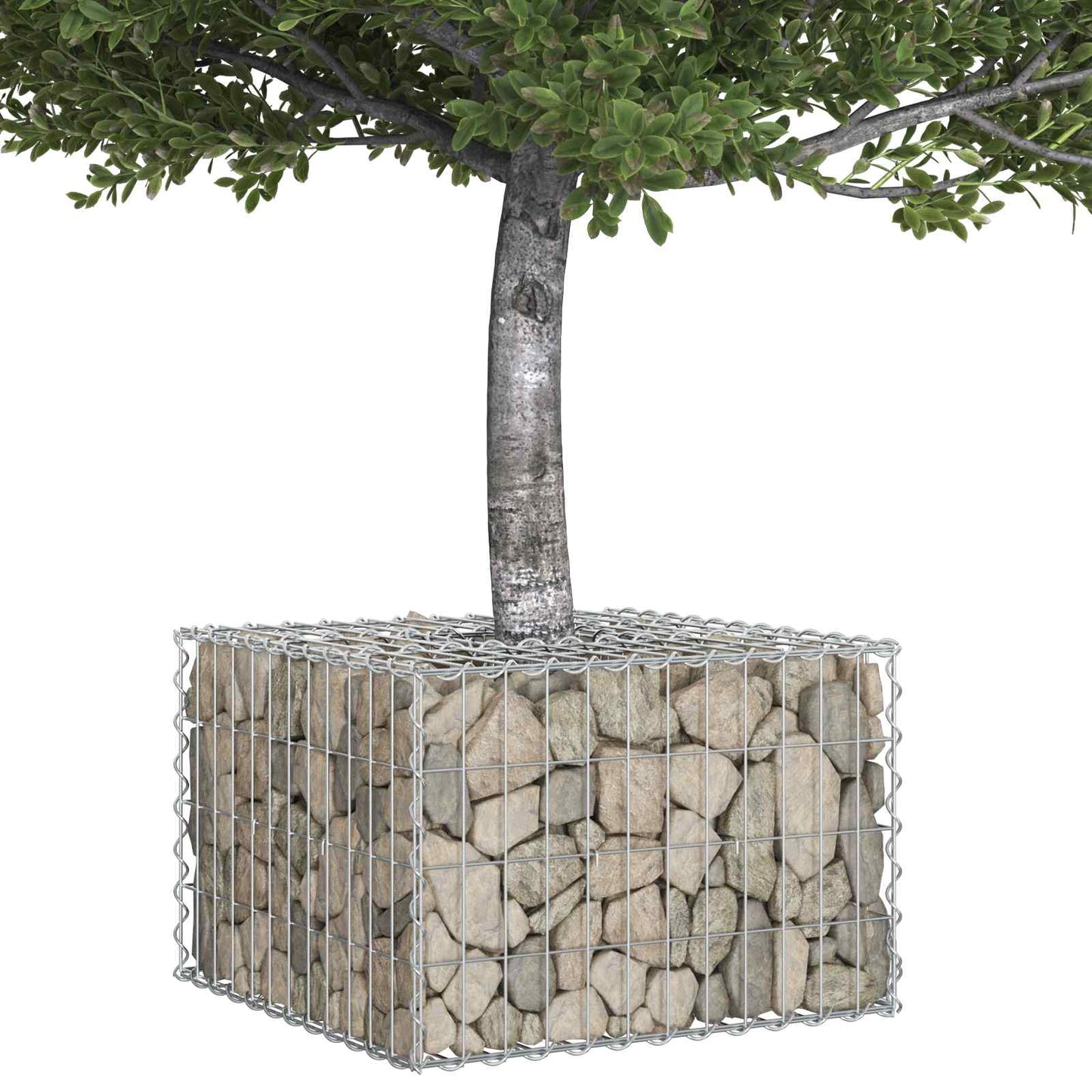 Gabion Verhoogd Bed Zilver is nu te koop bij PeponiXL, paradijselijk wonen!