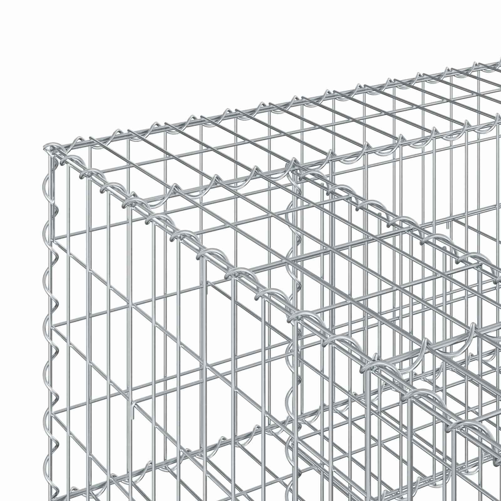 Gabion Verhoogd Bed Zilver is nu te koop bij PeponiXL, paradijselijk wonen!
