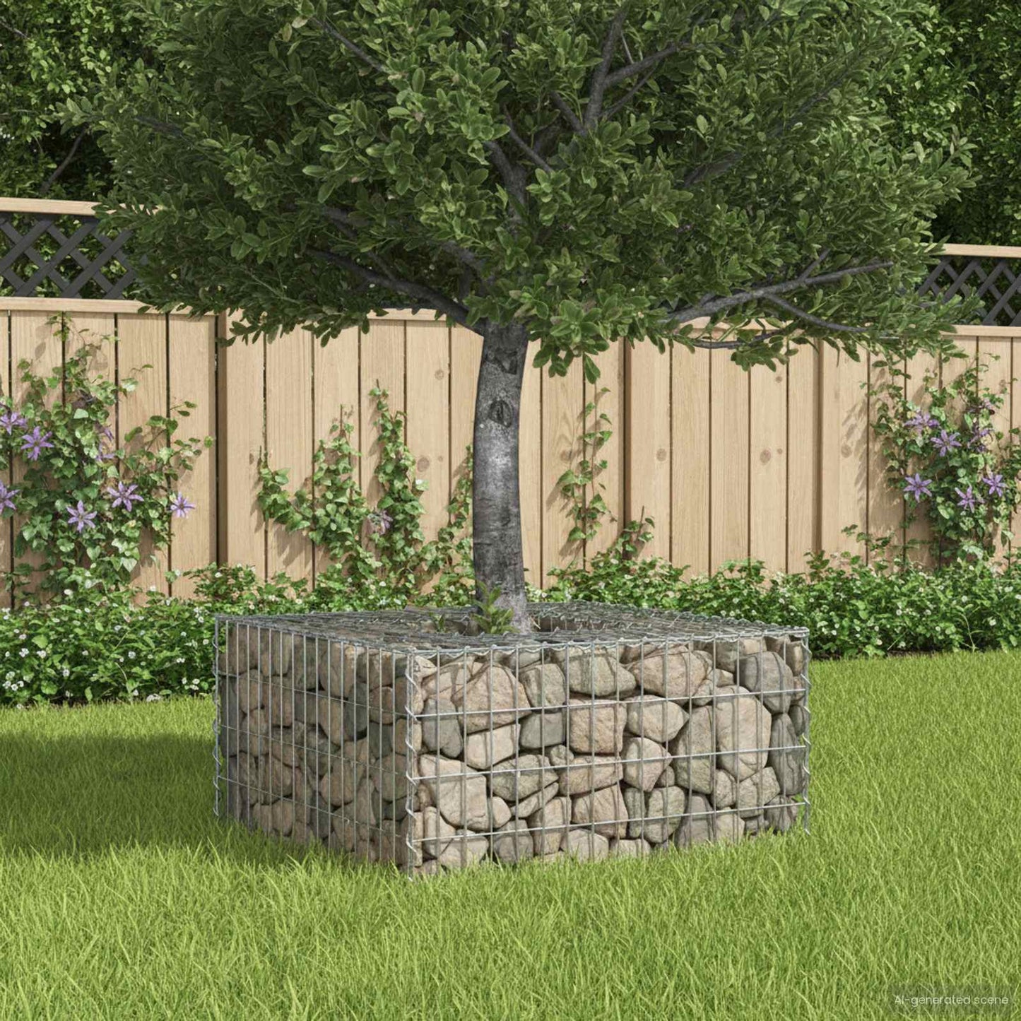 Gabion Verhoogd Bed Zilver is nu te koop bij PeponiXL, paradijselijk wonen!