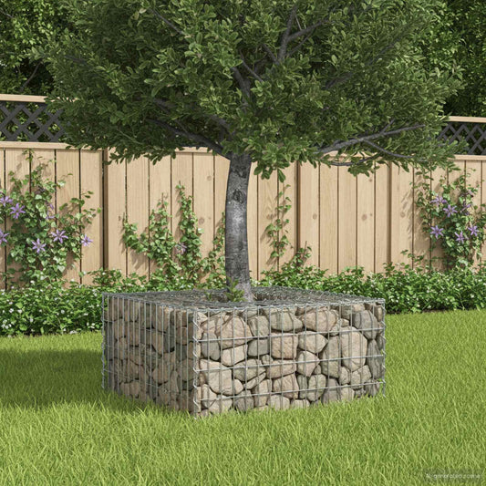 Gabion Verhoogd Bed Zilver is nu te koop bij PeponiXL, paradijselijk wonen!