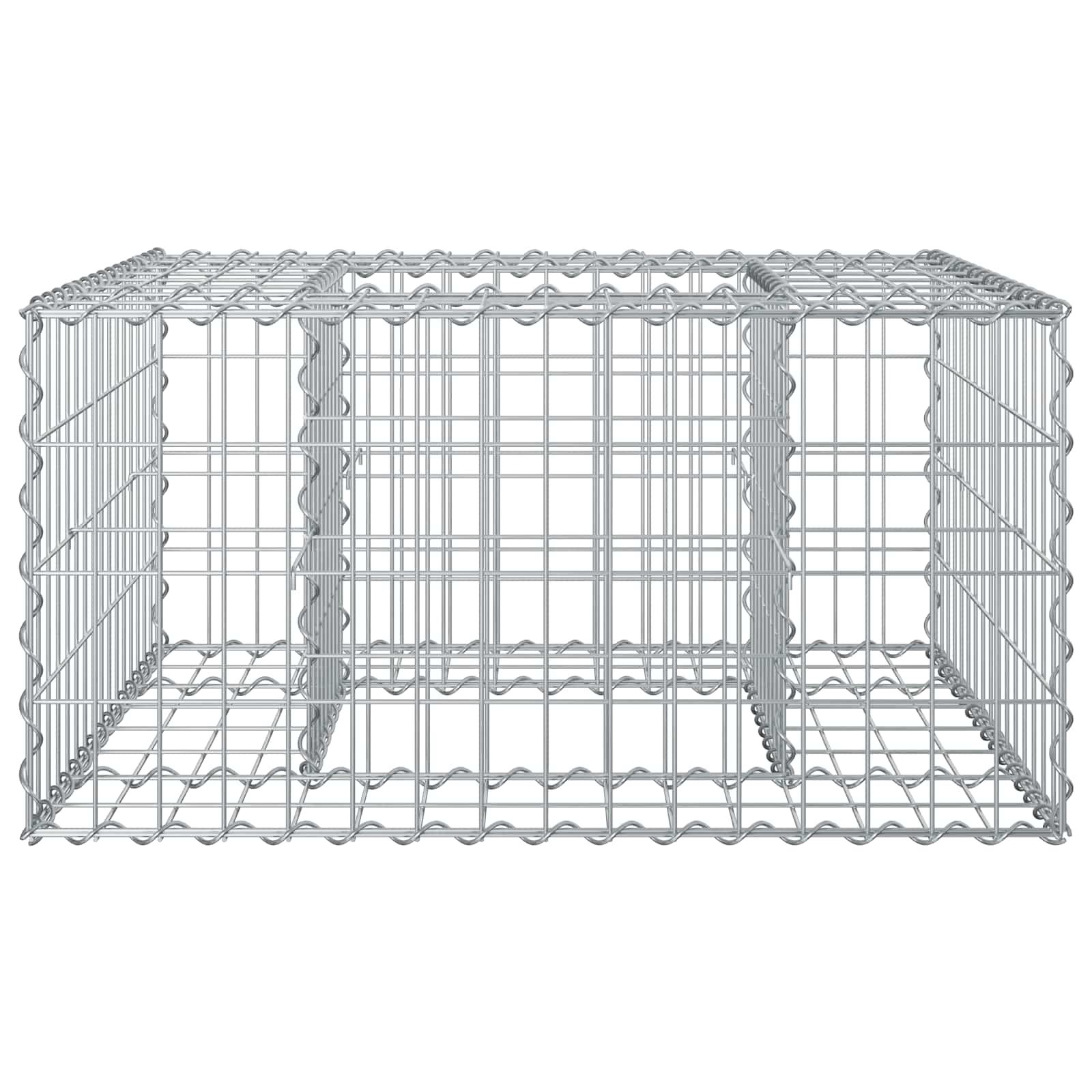 Gabion Verhoogd Bed Zilver is nu te koop bij PeponiXL, paradijselijk wonen!