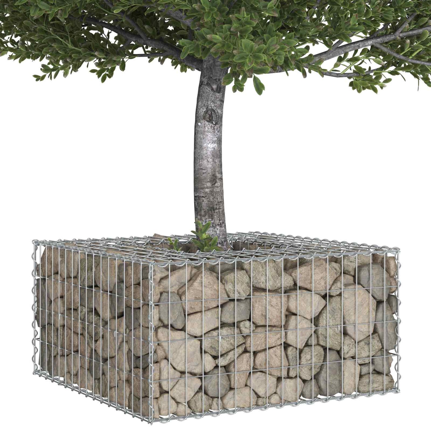 Gabion Verhoogd Bed Zilver is nu te koop bij PeponiXL, paradijselijk wonen!