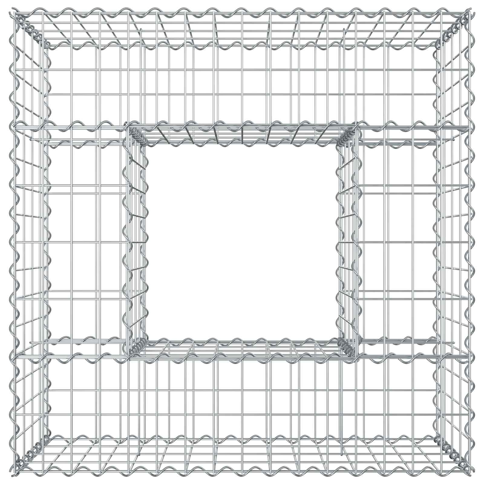Gabion Verhoogd Bed Zilver is nu te koop bij PeponiXL, paradijselijk wonen!