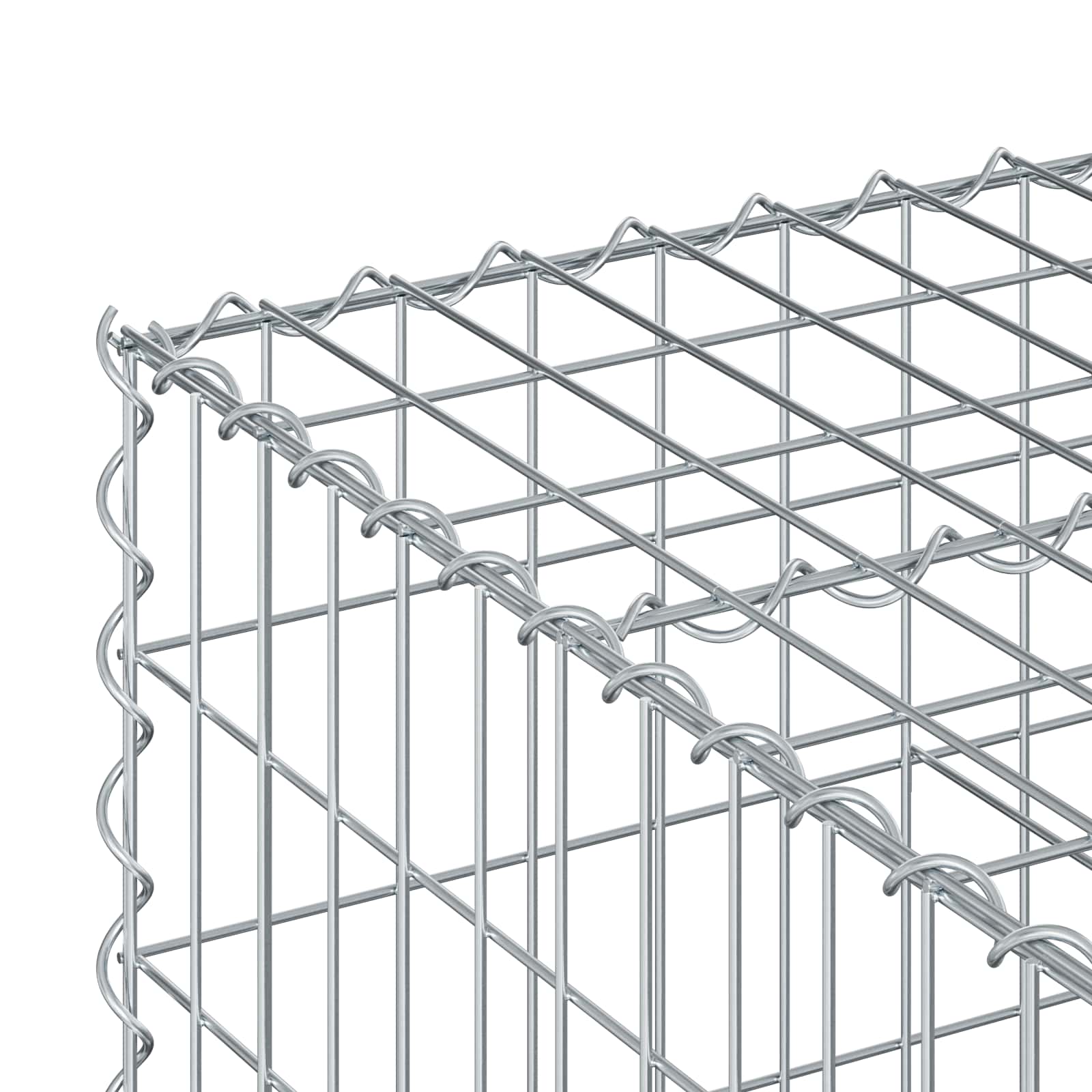 Gabion Verhoogd Bed Zilver is nu te koop bij PeponiXL, paradijselijk wonen!