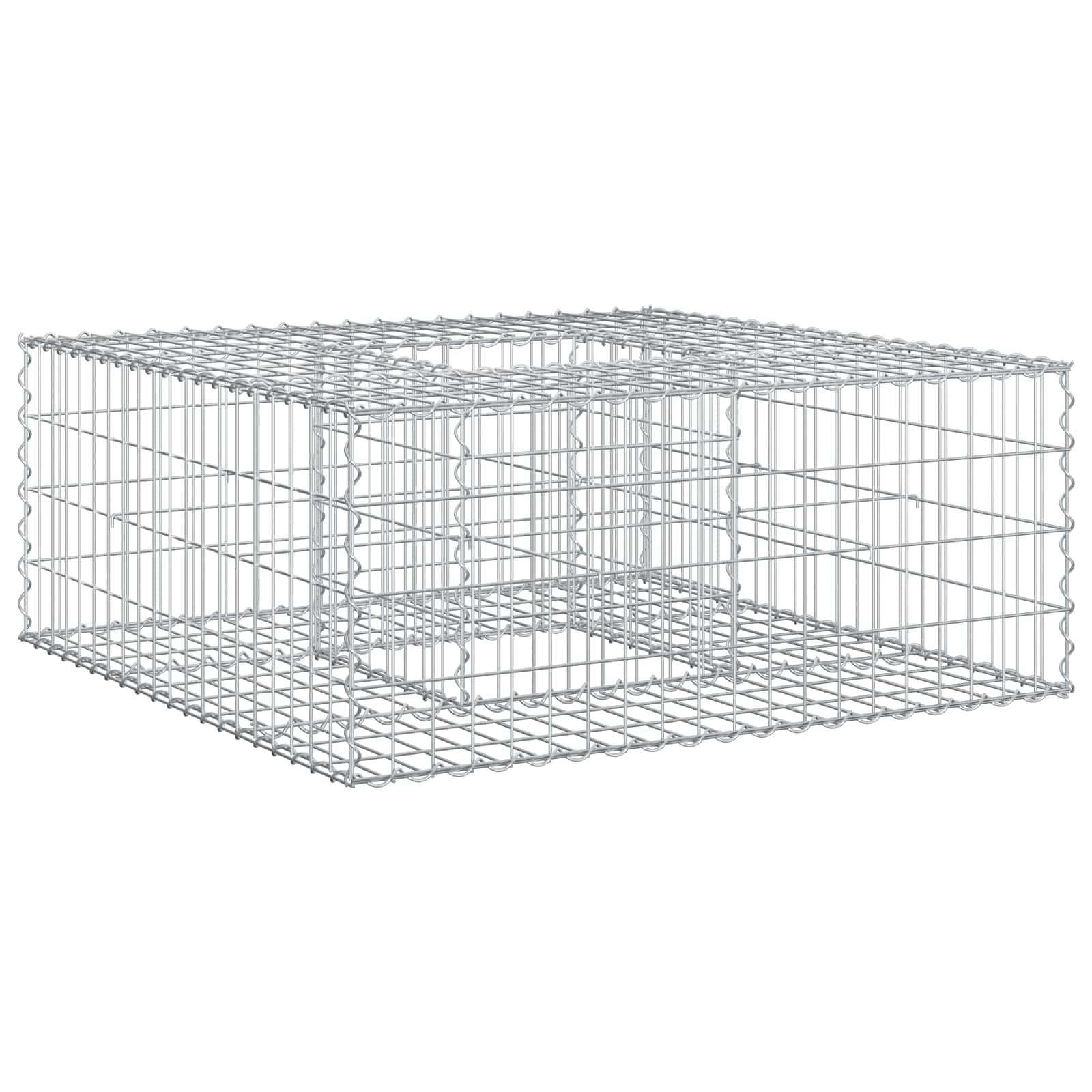 Gabion Verhoogd Bed Zilver is nu te koop bij PeponiXL, paradijselijk wonen!