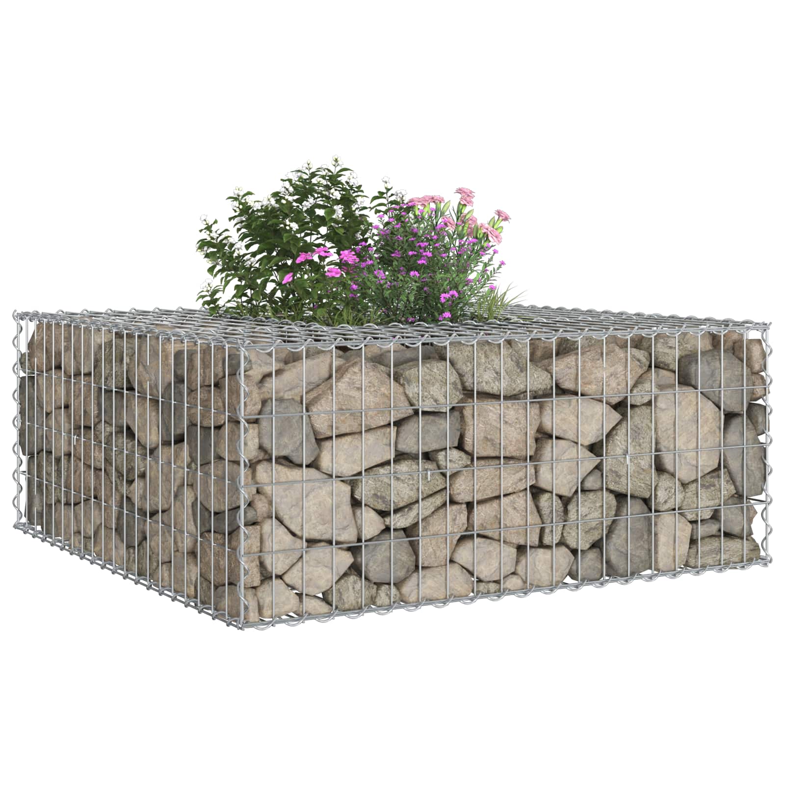 Gabion Verhoogd Bed Zilver is nu te koop bij PeponiXL, paradijselijk wonen!