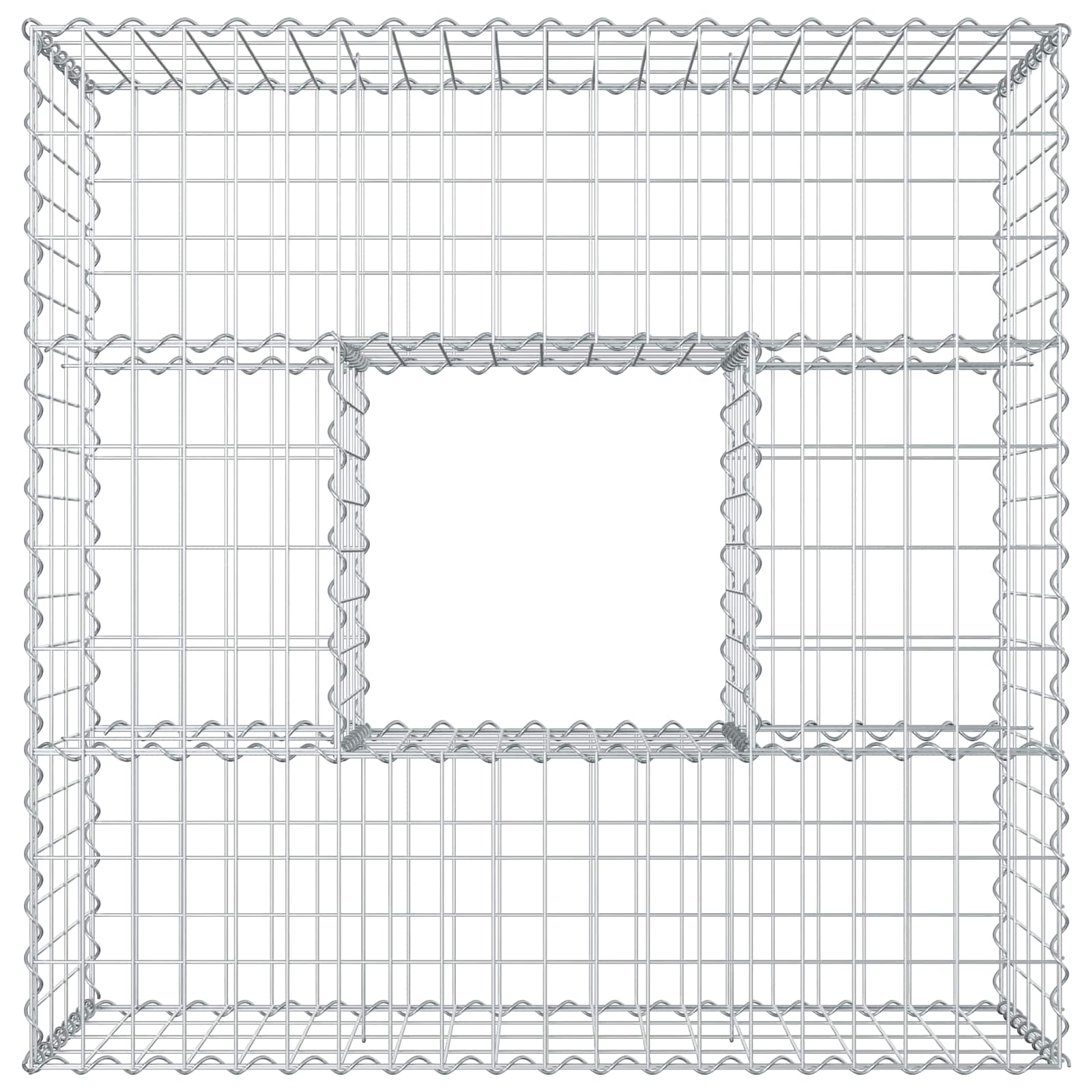 Gabion Verhoogd Bed Zilver is nu te koop bij PeponiXL, paradijselijk wonen!