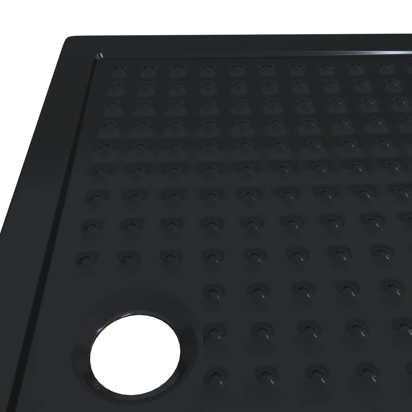 Douche Basis Tray met Dots Zwart 120 x 80 x 4 cm ABS is nu te koop bij PeponiXL, paradijselijk wonen!
