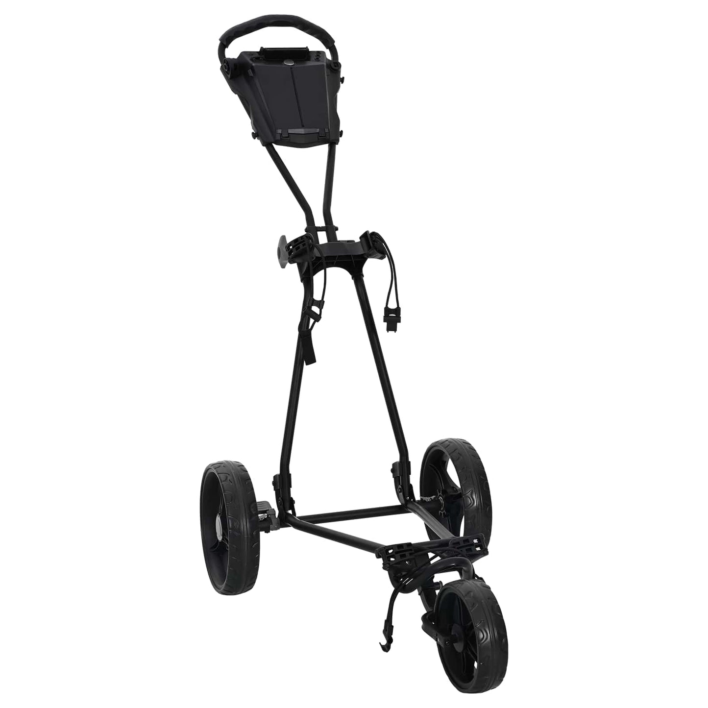 Golf trolley Zwart 95 x 60 x 130 cm IJzer is nu te koop bij PeponiXL, paradijselijk wonen!