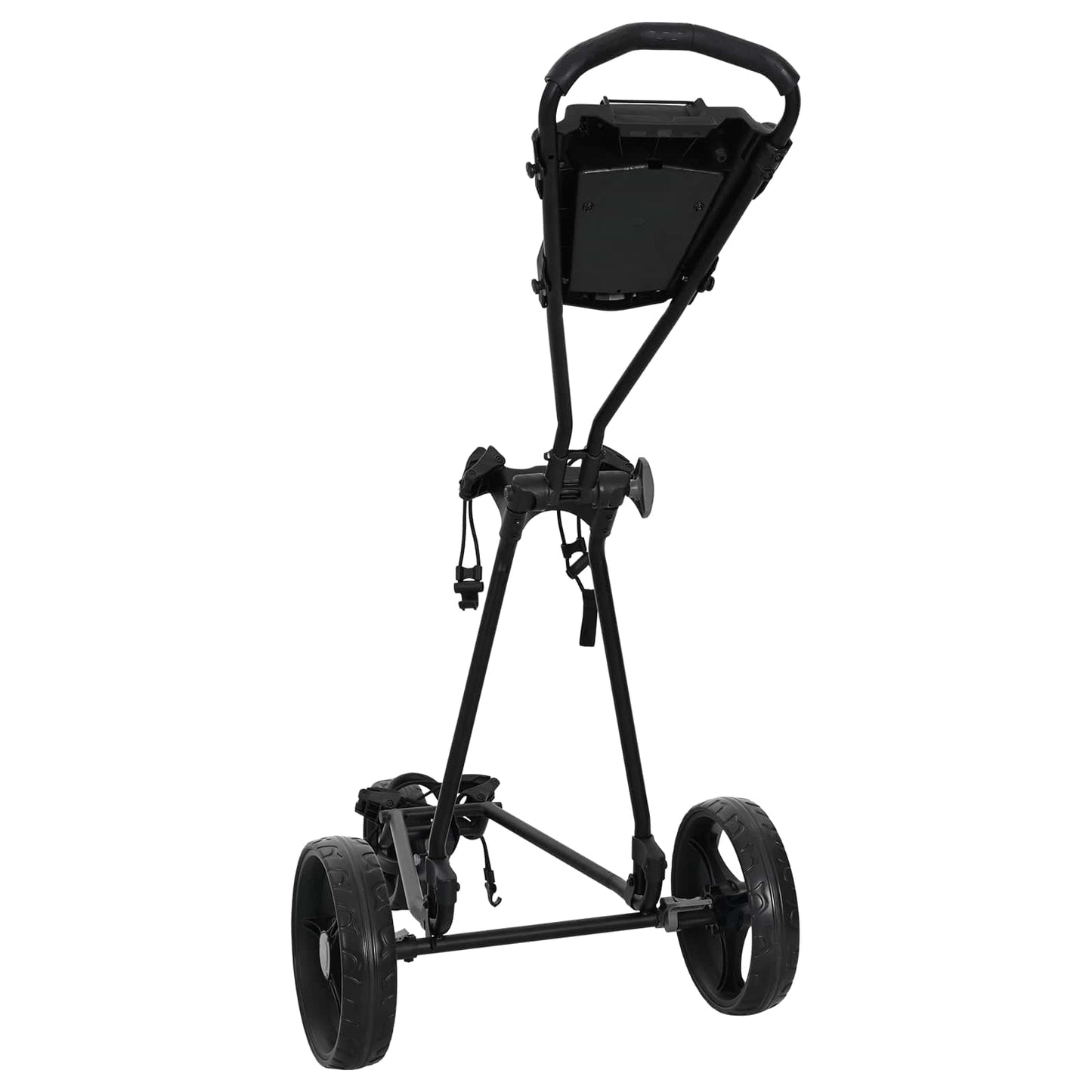 Golf trolley Zwart 95 x 60 x 130 cm IJzer is nu te koop bij PeponiXL, paradijselijk wonen!