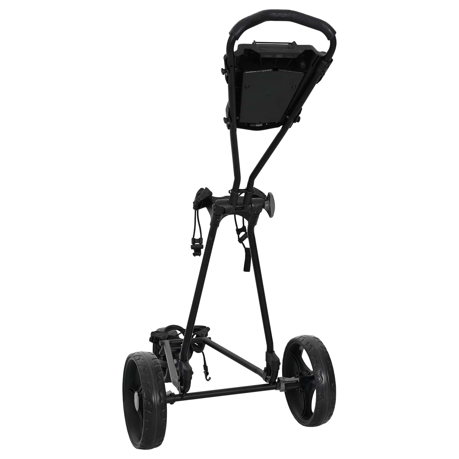 Golf trolley Zwart 95 x 60 x 130 cm IJzer is nu te koop bij PeponiXL, paradijselijk wonen!
