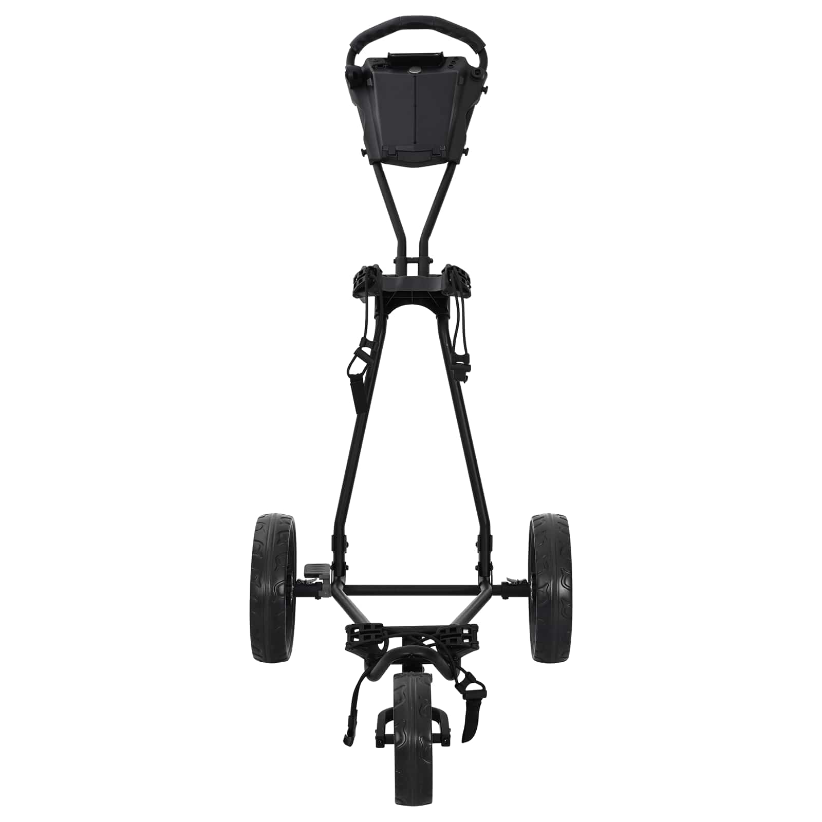 Golf trolley Zwart 95 x 60 x 130 cm IJzer is nu te koop bij PeponiXL, paradijselijk wonen!