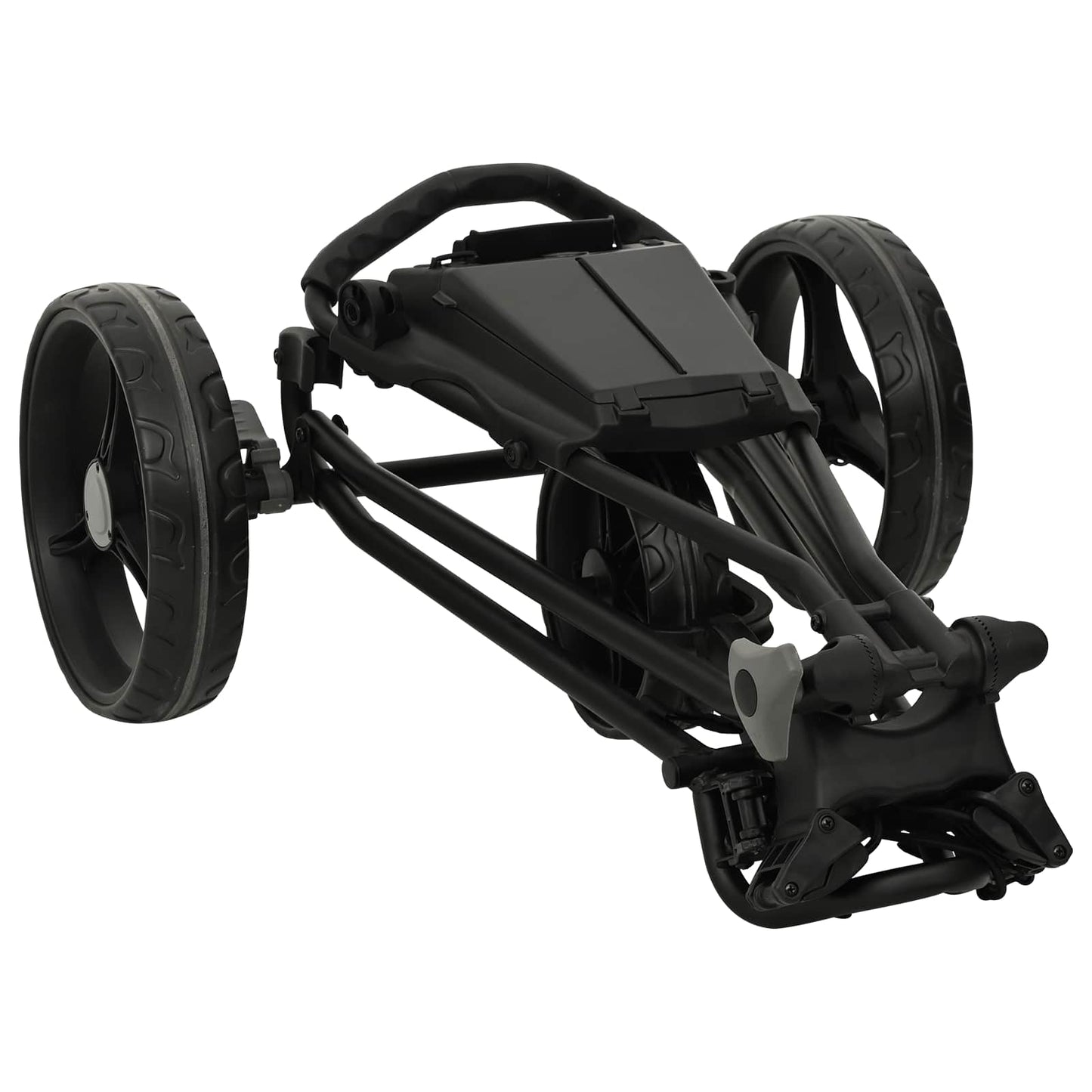 Golf trolley Zwart 95 x 60 x 130 cm IJzer is nu te koop bij PeponiXL, paradijselijk wonen!