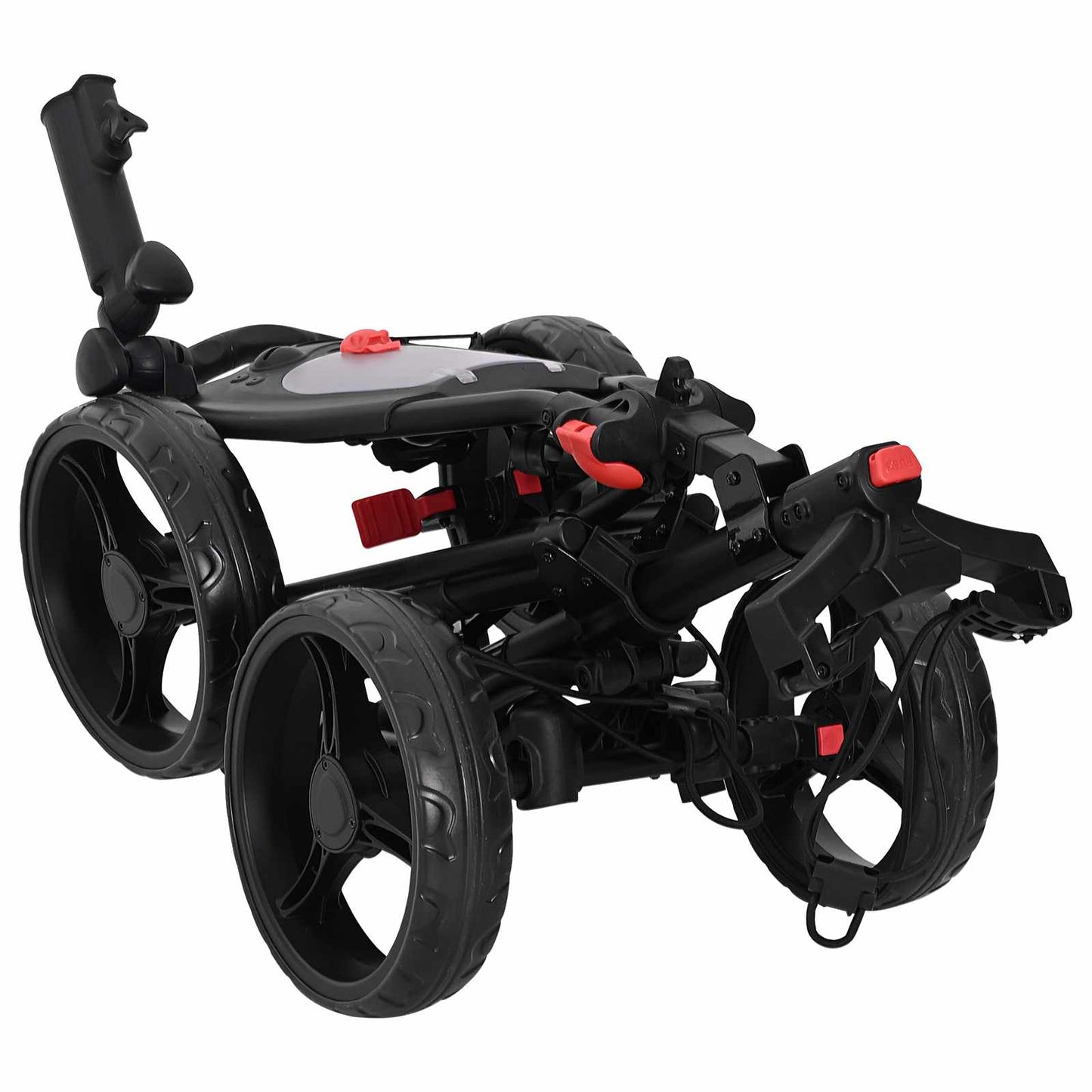 Golf trolley met zitplaats Zwart Aluminium Opvouwbaar is nu te koop bij PeponiXL, paradijselijk wonen!
