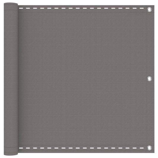 Balkon Scherm Lichtgrijs 90 x 800 cm HDPE en Aluminium is nu te koop bij PeponiXL, paradijselijk wonen!