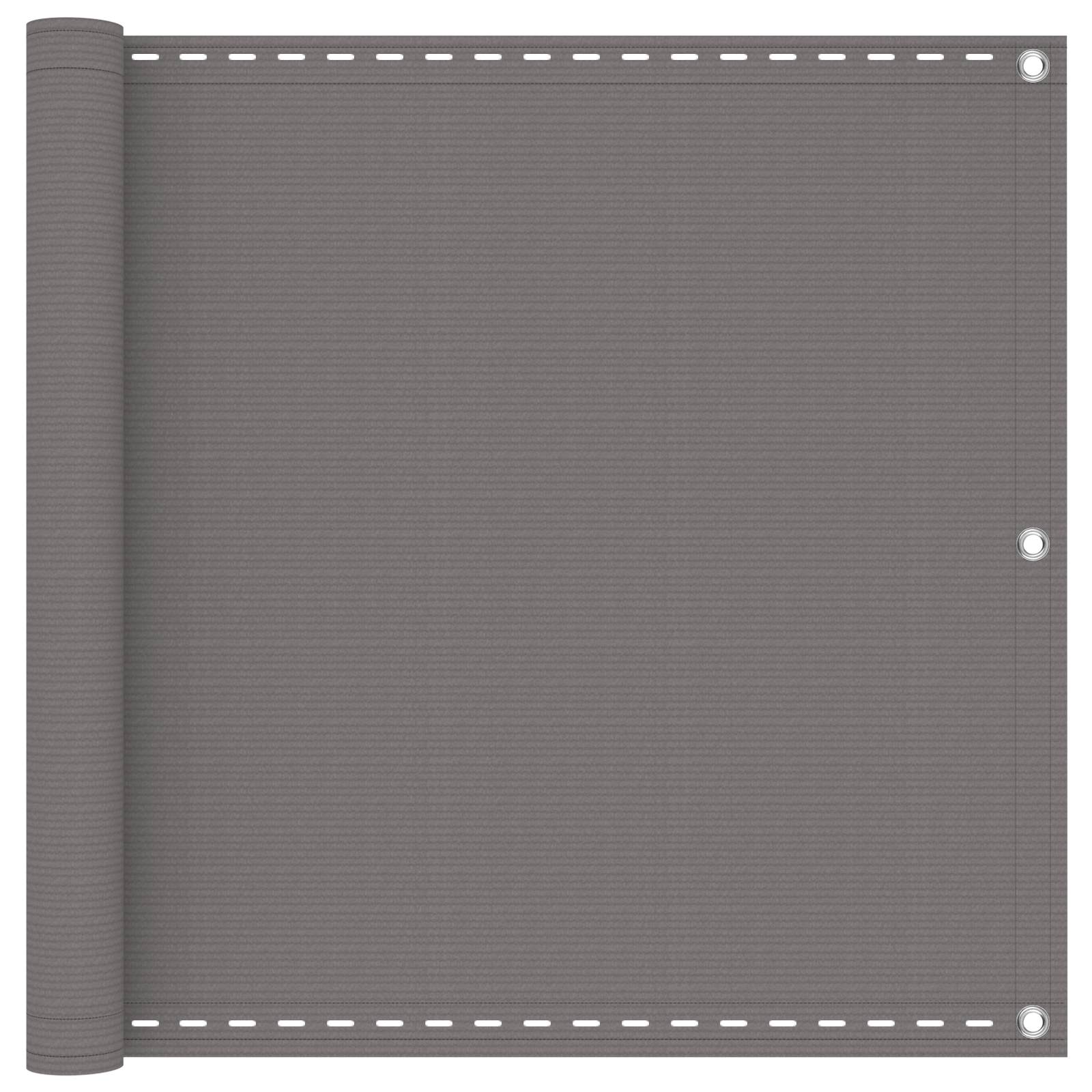 Balkon Scherm Lichtgrijs 90 x 1000 cm HDPE en Aluminium is nu te koop bij PeponiXL, paradijselijk wonen!