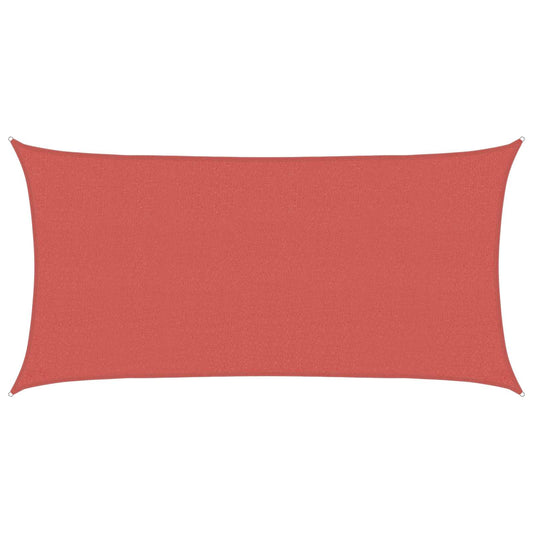Zonneschaduwzeil Terracotta 2 x 6 m HDPE is nu te koop bij PeponiXL, paradijselijk wonen!