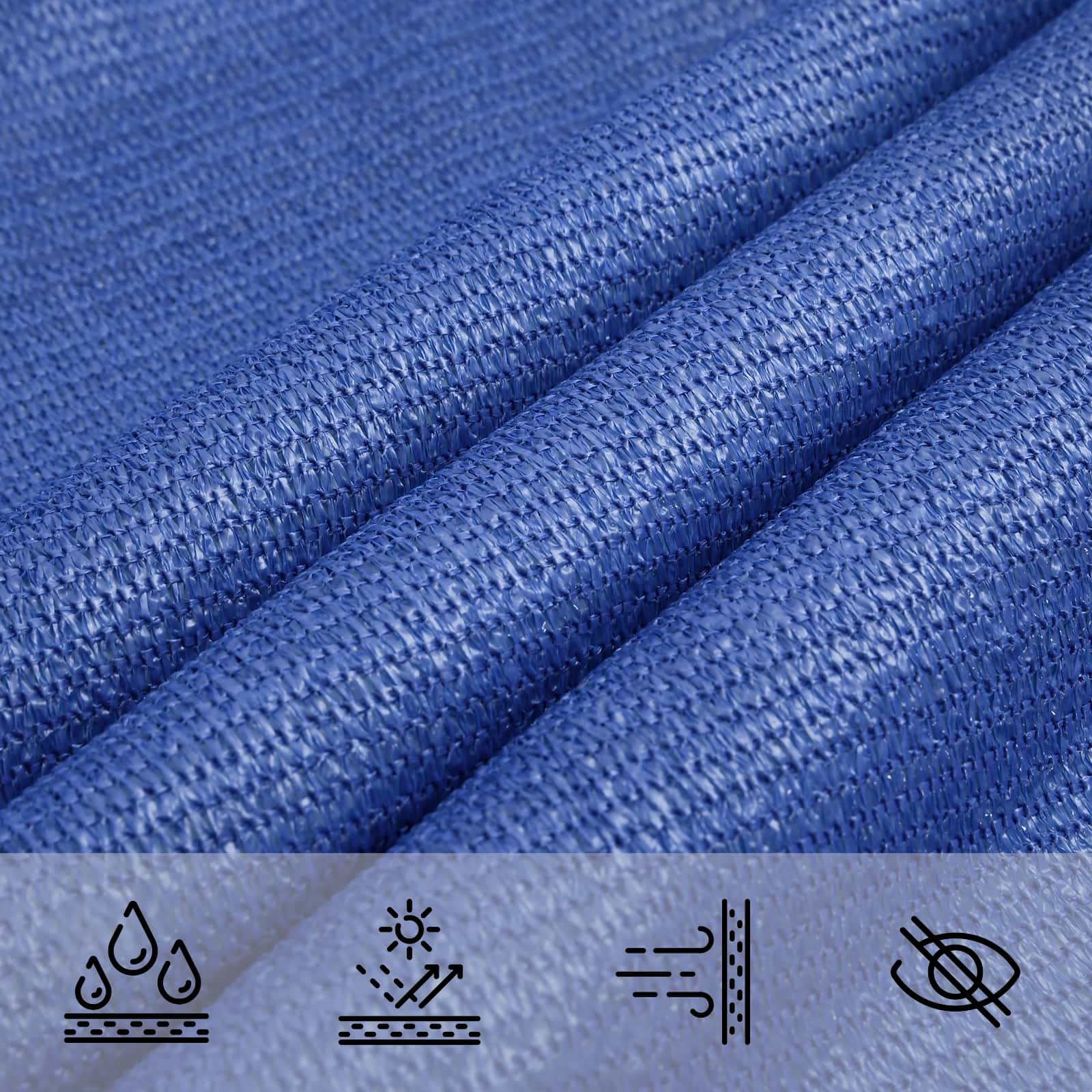 Zonneschaduwzeil Blauw 2 x 6 m HDPE is nu te koop bij PeponiXL, paradijselijk wonen!