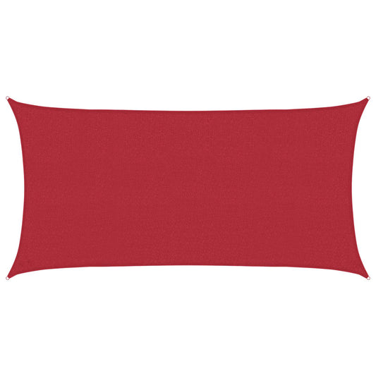 Zonneschaduwzeil Rood 2,5 x 6 m HDPE is nu te koop bij PeponiXL, paradijselijk wonen!
