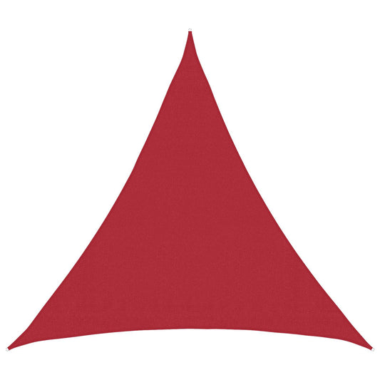 Zonneschaduwzeil Rood 2 x 2 x 2 m HDPE is nu te koop bij PeponiXL, paradijselijk wonen!