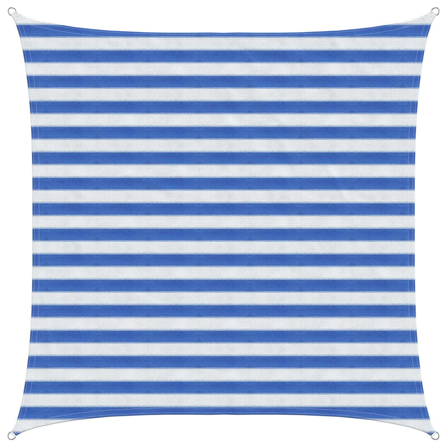 Zonneschaduwzeil Blauw en Wit 2 x 2 m HDPE is nu te koop bij PeponiXL, paradijselijk wonen!