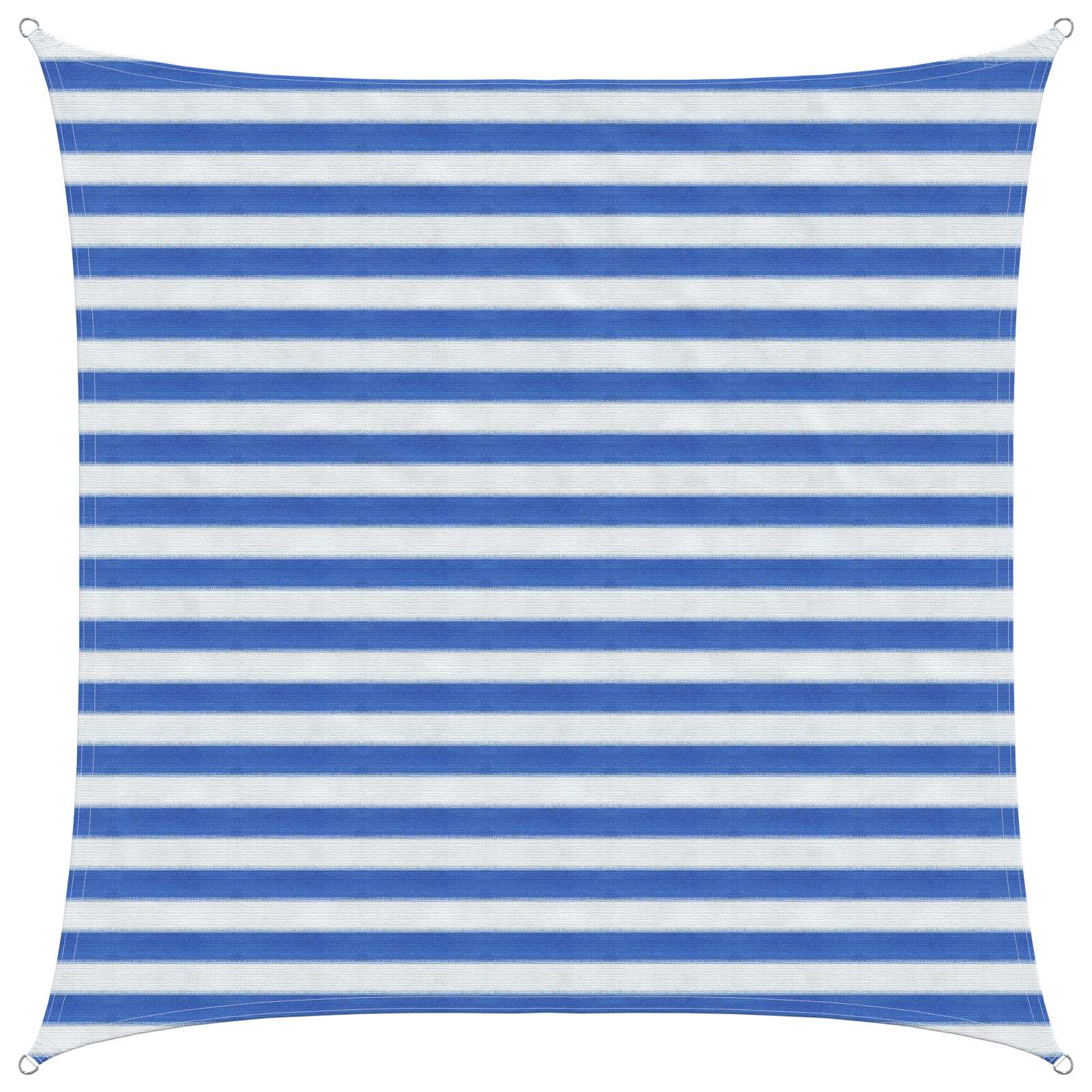 Zonneschaduwzeil Blauw en Wit 2 x 2 m HDPE is nu te koop bij PeponiXL, paradijselijk wonen!