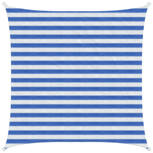 Zonneschaduwzeil Blauw en Wit 2 x 2 m HDPE is nu te koop bij PeponiXL, paradijselijk wonen!