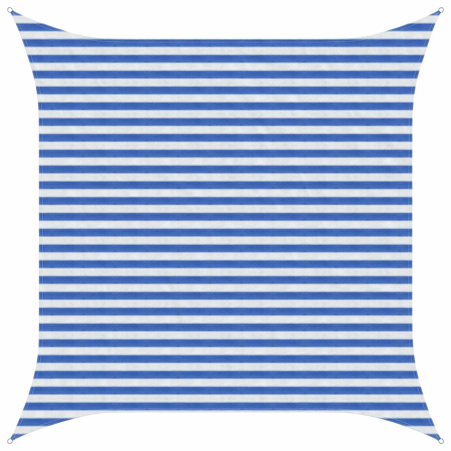 Zonneschaduwzeil Blauw en Wit 3 x 3 m HDPE is nu te koop bij PeponiXL, paradijselijk wonen!