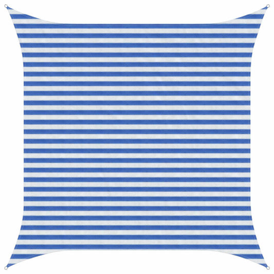 Zonneschaduwzeil Blauw en Wit 3 x 3 m HDPE is nu te koop bij PeponiXL, paradijselijk wonen!
