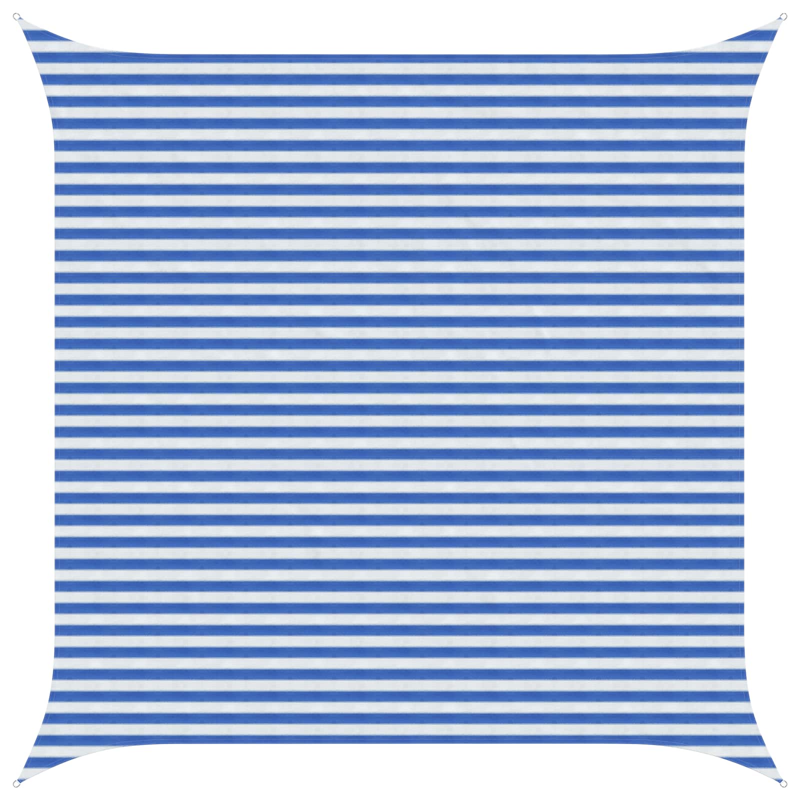 Zonneschaduwzeil Blauw en Wit 4 x 4 m HDPE is nu te koop bij PeponiXL, paradijselijk wonen!