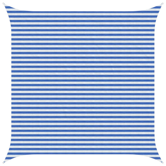 Zonneschaduwzeil Blauw en Wit 4,5 x 4,5 m HDPE is nu te koop bij PeponiXL, paradijselijk wonen!