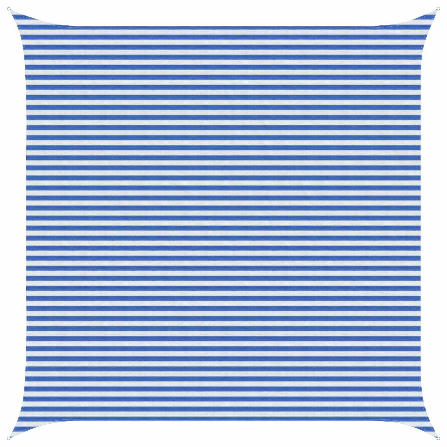 Zonneschaduwzeil Blauw en Wit 5 x 5 m HDPE is nu te koop bij PeponiXL, paradijselijk wonen!
