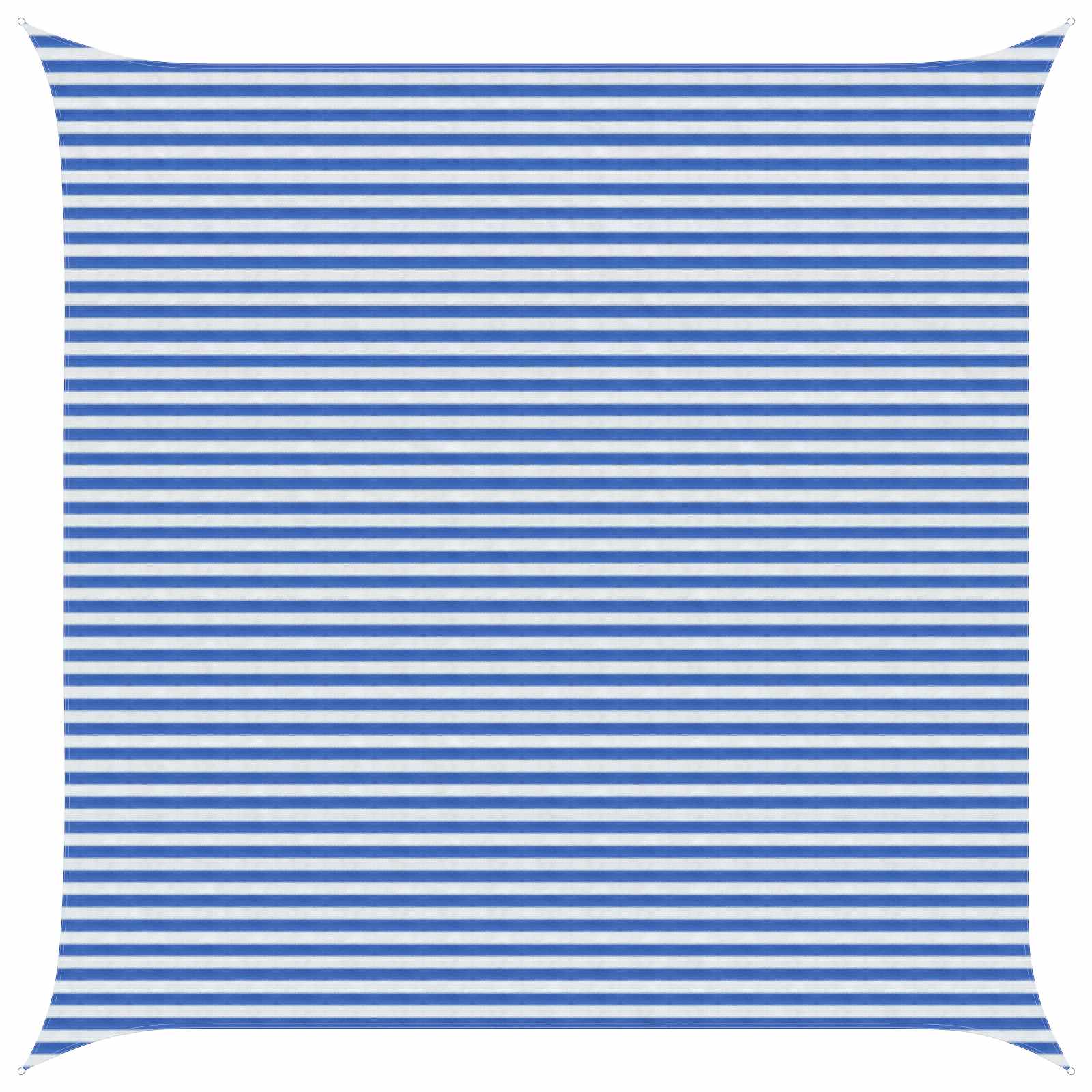 Zonneschaduwzeil Blauw en Wit 5 x 5 m HDPE is nu te koop bij PeponiXL, paradijselijk wonen!