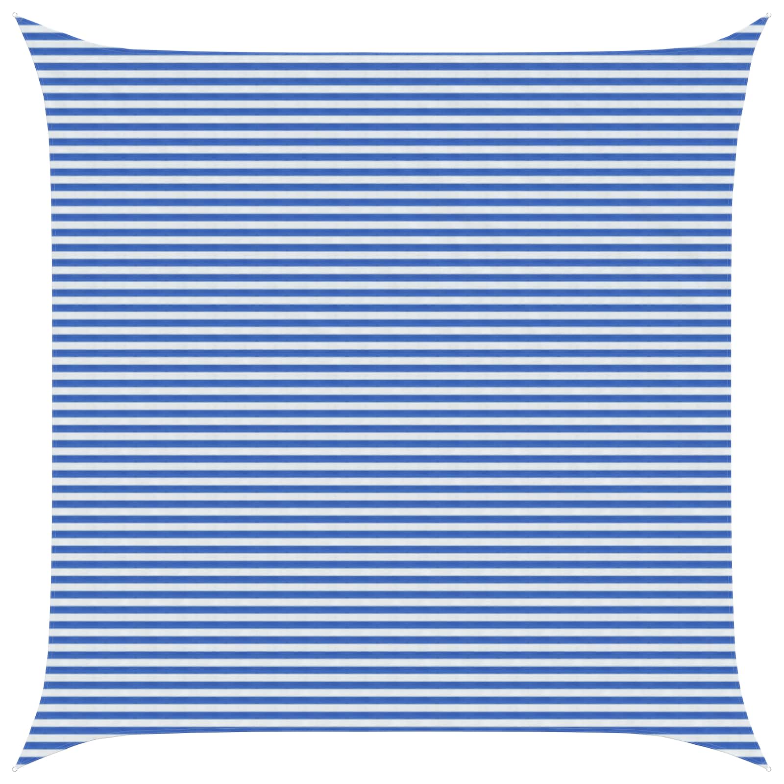 Zonneschaduwzeil Blauw en Wit 7 x 7 m HDPE is nu te koop bij PeponiXL, paradijselijk wonen!